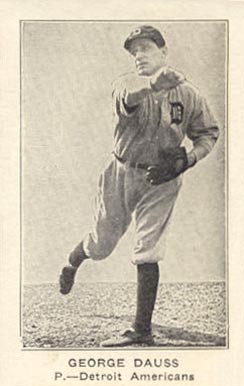 1922 American Caramel--Series of 120 ! RB George Dauss # Baseball Card