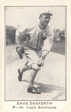 1922 American Caramel--Series of 120 ! RB Dave Danforth # Baseball Card