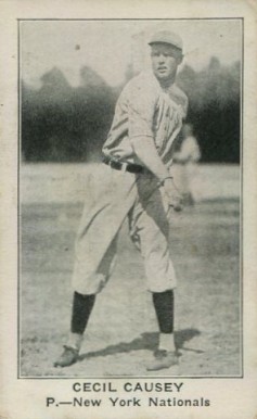 1922 American Caramel--Series of 120 ! RB Cecil Causey # Baseball Card