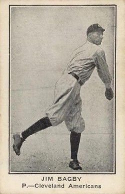 1922 American Caramel--Series of 120 ! RB Jim Bagby # Baseball Card