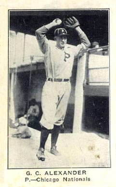 1922 American Caramel--Series of 120 ! RB G.C. Alexander # Baseball Card