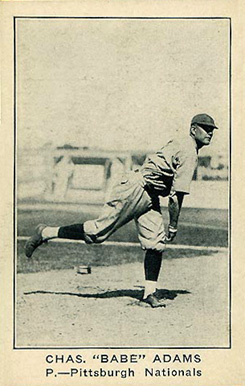 1922 American Caramel--Series of 120 ! RB Chas. "Babe" Adams # Baseball Card
