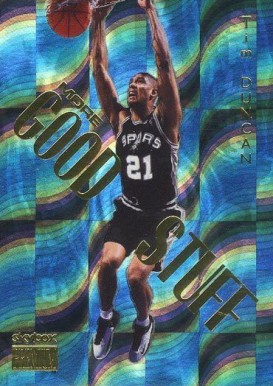 1999 Skybox Premium Good Stuff Tim Duncan #5 Basketball Card