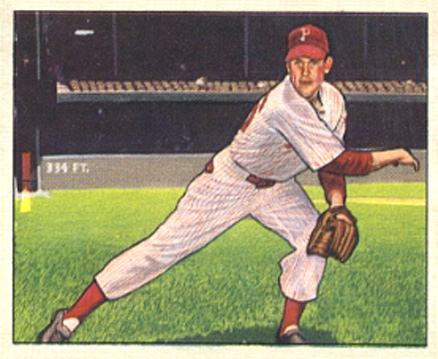 1950 Bowman Robin Roberts #32 Baseball Card