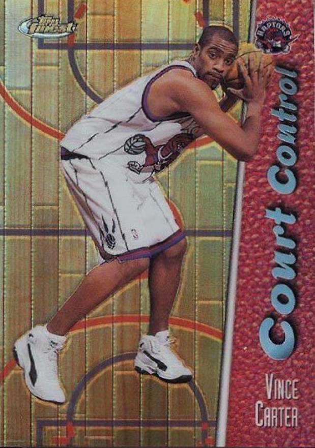 1998 Finest Court Control Vince Carter #CC14 Basketball Card