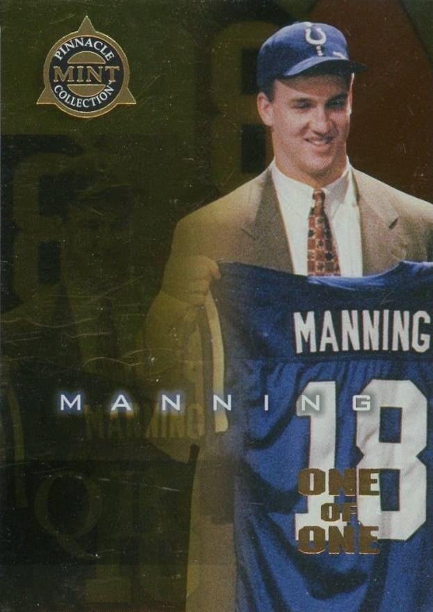 1998 Pinnacle Mint Collection 1 of 1 Peyton Manning #66 Football Card