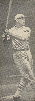 1933 Butter Cream Bill Terry # Baseball Card