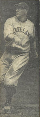 1933 Butter Cream George E. Uhle # Baseball Card