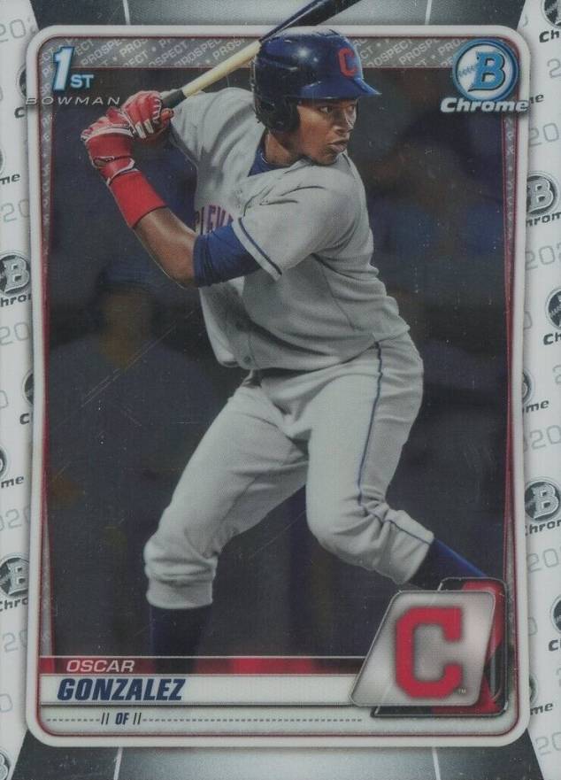2020 Bowman Chrome Prospects Oscar Gonzalez #BCP109 Baseball Card