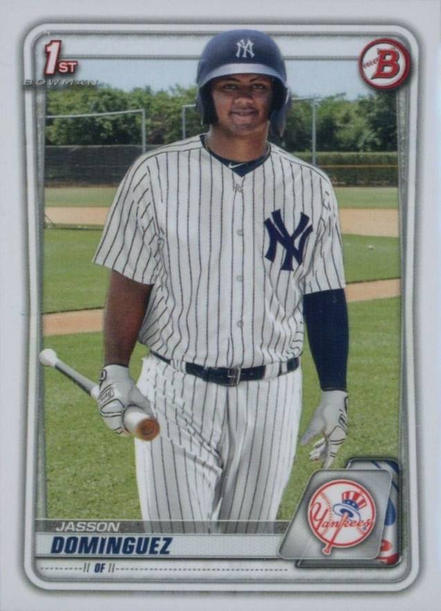 2020 Bowman Paper Prospects Jasson Dominguez #BP8 Baseball Card