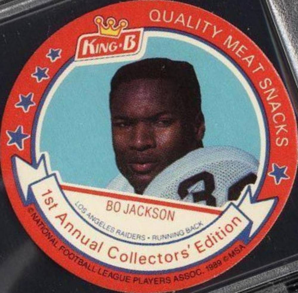 1989 King B Discs Bo Jackson #12 Football Card