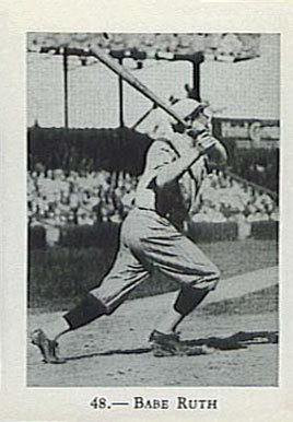 1932 Rogers Peet Babe Ruth #48 Baseball Card
