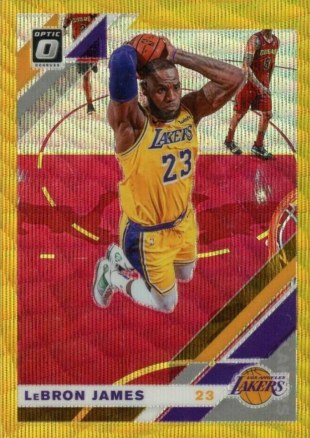 2019 Panini Donruss Optic LeBron James #60 Basketball Card