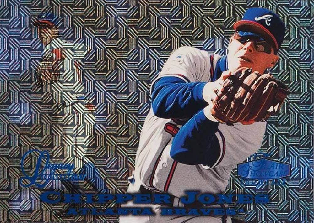 1998 Flair Showcase Legacy Collection Chipper Jones #10 Baseball Card