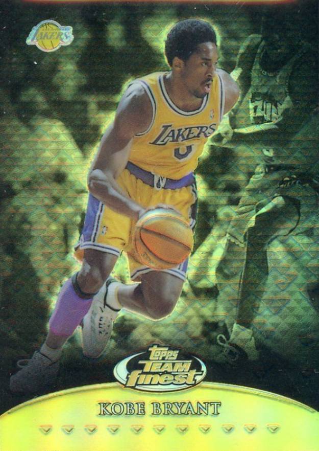 1999 Finest Team Finest Gold Kobe Bryant #TF18 Basketball Card