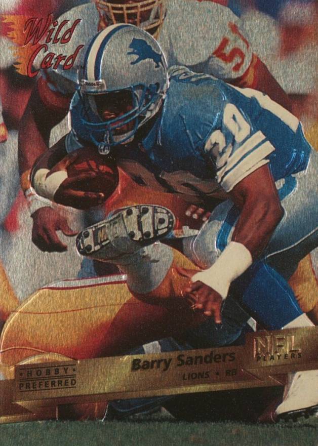 1993 Wild Card Barry Sanders #124 Football Card