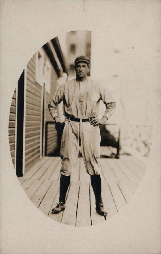 1910 Real Photo Postcard Hal Chase # Baseball Card