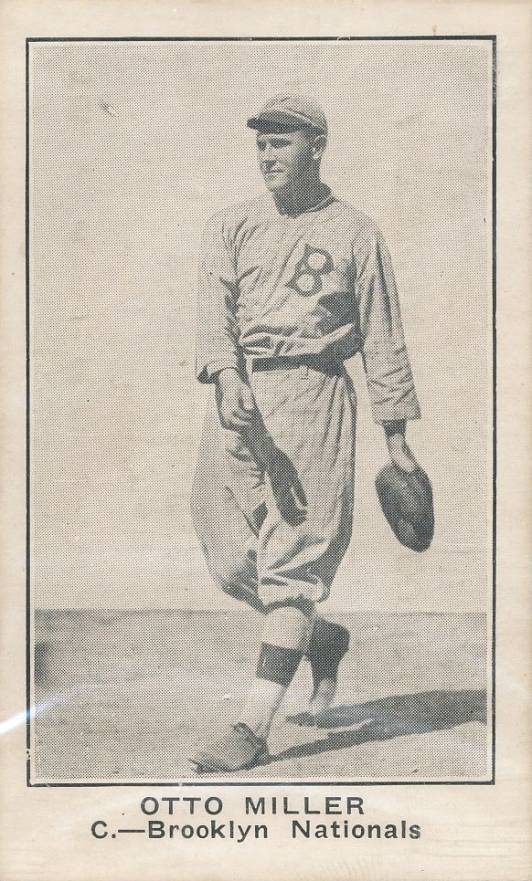 1921 American Caramel--Series of 80 Otto Miller # Baseball Card