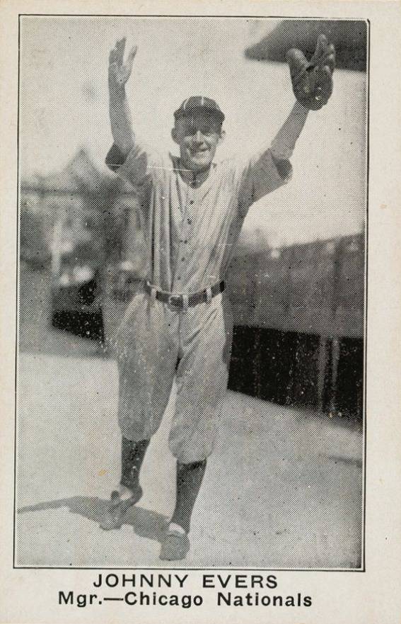 1921 American Caramel--Series of 80 Johnny Evers # Baseball Card