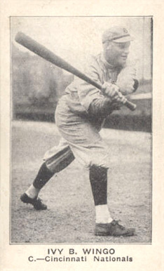 1921 American Caramel--Series of 80 Ivy B. Wingo # Baseball Card