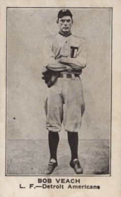 1921 American Caramel--Series of 80 Bob Veach #126 Baseball Card