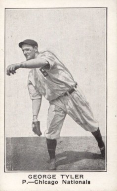 1921 American Caramel--Series of 80 George Tyler # Baseball Card