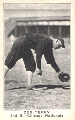 1921 American Caramel--Series of 80 Zeb Terry # Baseball Card