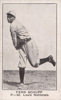 1921 American Caramel--Series of 80 Ferd Schupp # Baseball Card