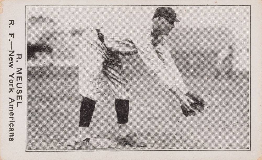 1921 American Caramel--Series of 80 R. Meusel # Baseball Card