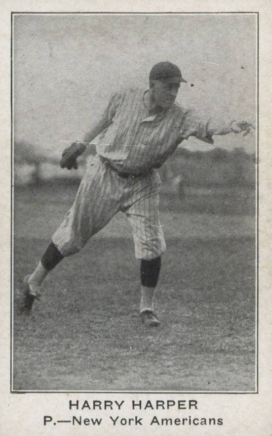 1921 American Caramel--Series of 80 Harry Harper # Baseball Card