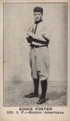 1921 American Caramel--Series of 80 Eddie Foster # Baseball Card