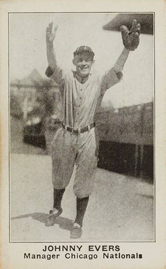 1921 American Caramel--Series of 80 Johnny Evers # Baseball Card