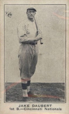 1921 American Caramel--Series of 80 Jake Daubert # Baseball Card