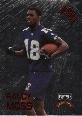 1998 Playoff Absolute Checklists Randy Moss #9 Football Card