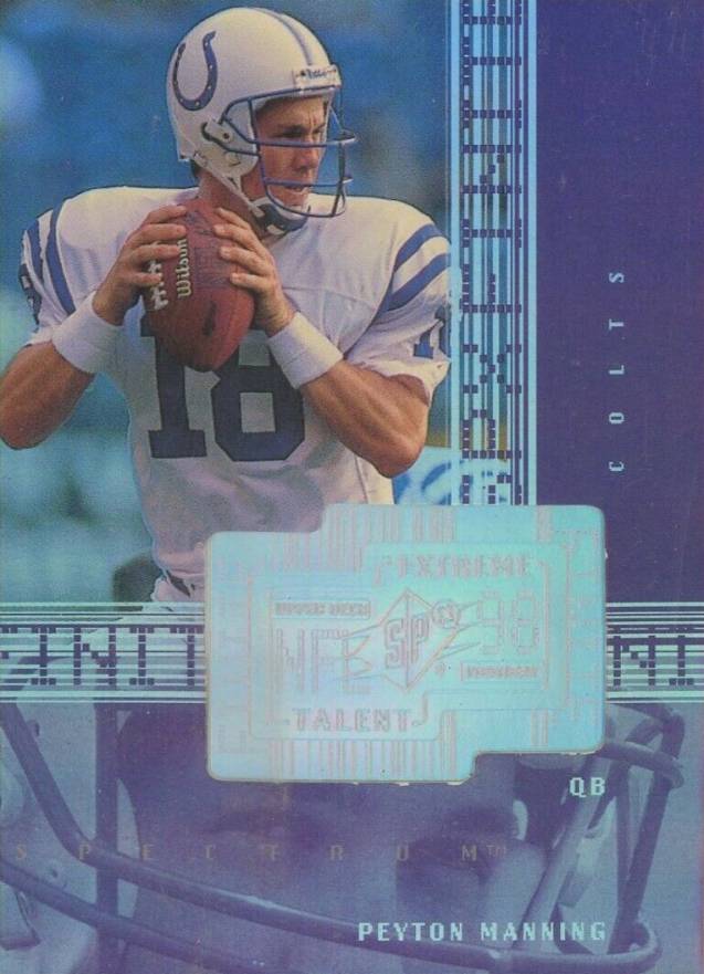 1998 SPx Finite Spectrum Peyton Manning #287 Football Card