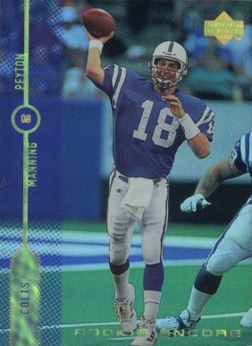 1998 Upper Deck Encore Peyton Manning #2 Football Card