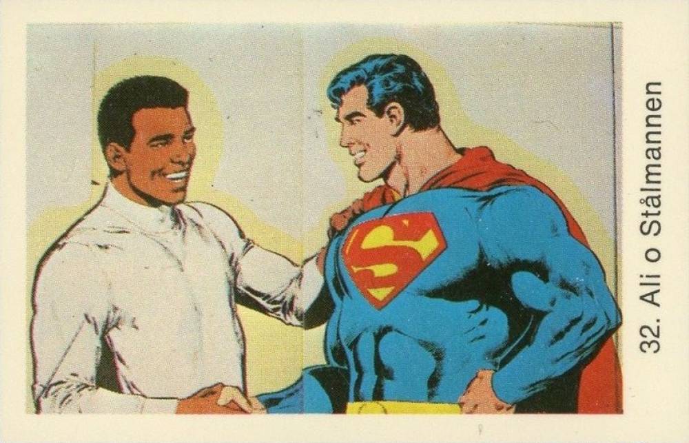 1978 Swedish Samlarsaker Muhammad Ali & Superman #32 Other Sports Card