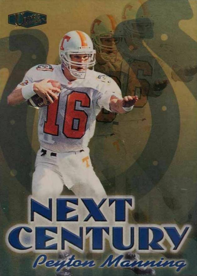1998 Ultra Next Century Peyton Manning #2 Football Card