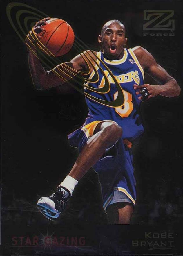 1997 Skybox Z-Force Star Gazing Kobe Bryant #2 Basketball Card