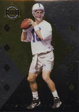 1998 Pinnacle Mint Collection Mint Gems Peyton Manning #4 Football Card