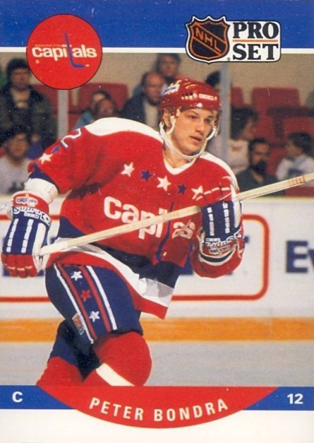 1990 Pro Set Peter Bondra #645 Hockey Card