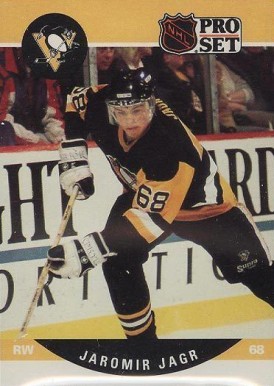 1990 Pro Set Jaromir Jagr #632 Hockey Card