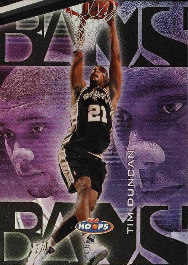 1998 Hoops Bams Tim Duncan #5 Basketball Card