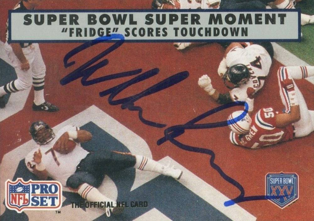 1990 Pro Set Super Bowl 160 "Fridge" Scores Touchdown #149 Football Card