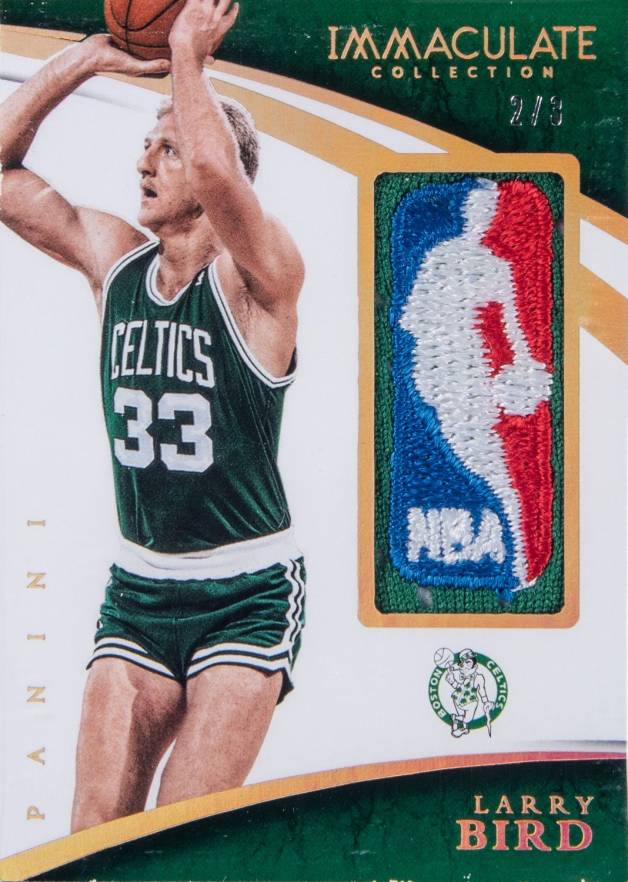 2014 Immaculate Collection Logoman Larry Bird #58 Basketball Card