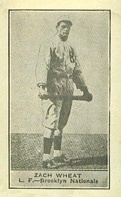 1922 American Caramel--Series of 80 Zach Wheat # Baseball Card