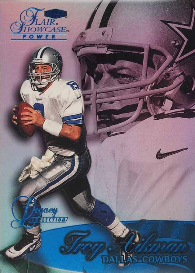 1999 Flair Showcase Legacy Collection Troy Aikman #1L Football Card