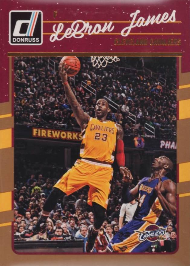 2016 Panini Donruss LeBron James #15 Basketball Card