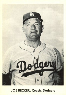 1958 Dodgers Team Issue Joe Becker #2 Baseball Card