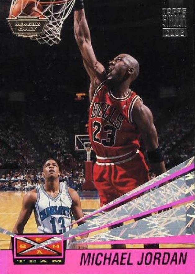 1993 Stadium Club Beam Team Michael Jordan #4 Basketball Card